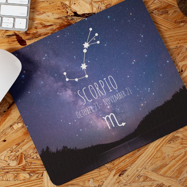 Scorpio | Personalised Zodiac Constellation Mouse Pad (Creator Uploaded)