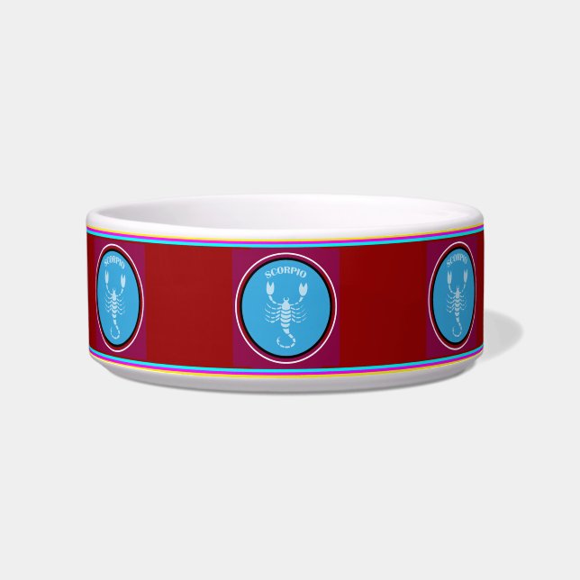 Scorpio Pet Bowl (Front)