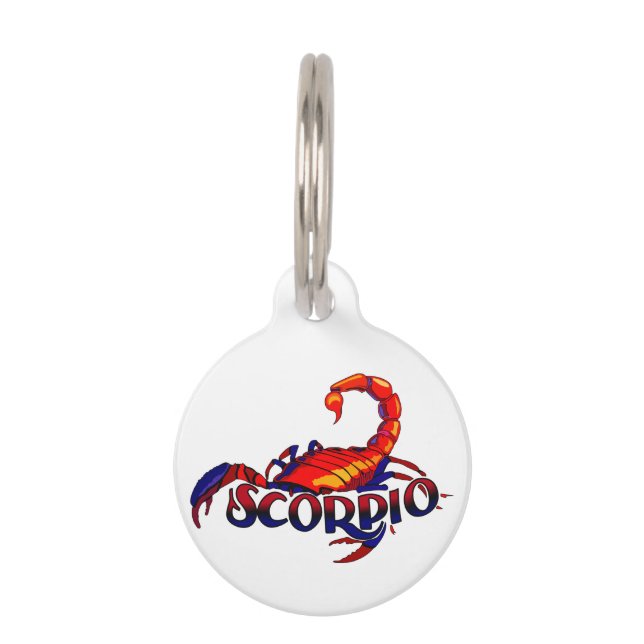 Scorpio Pet Tag (Front)