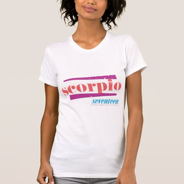 Scorpio Pink T-Shirt (Front)