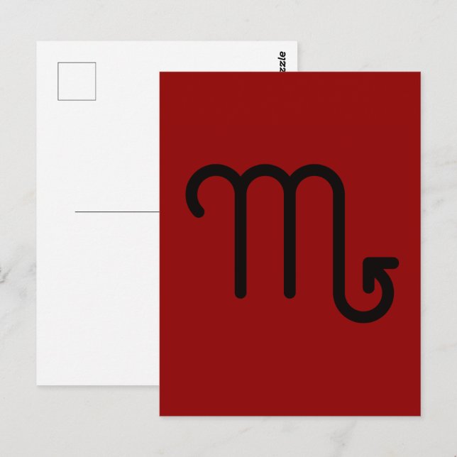 Scorpio Postcard (Front/Back)