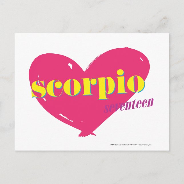 Scorpio Postcard (Front)