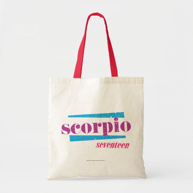 Scorpio Purple Tote Bag (Front)
