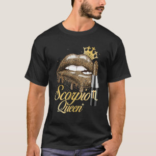 Scorpio Queen Zodiac Sign Horoscope Birthday T-Shirt