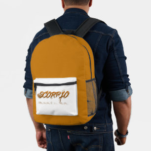 Scorpio  Reflection Printed Backpack