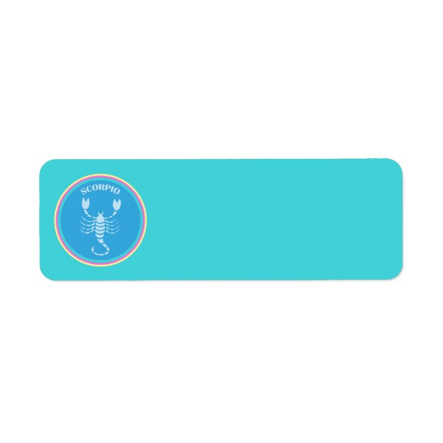 Scorpio Return Address Label (Front)