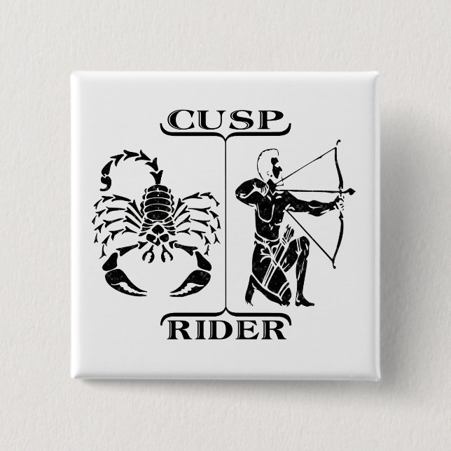 Scorpio/Sagittarius 15 Cm Square Badge (Front)