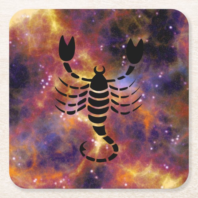 scorpio scorpion coasters (Front)