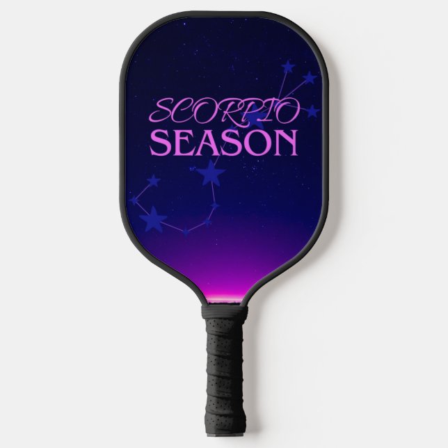 Scorpio Season Pickleball Paddle (Front)