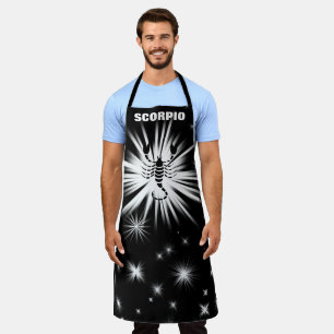 Scorpio sign apron