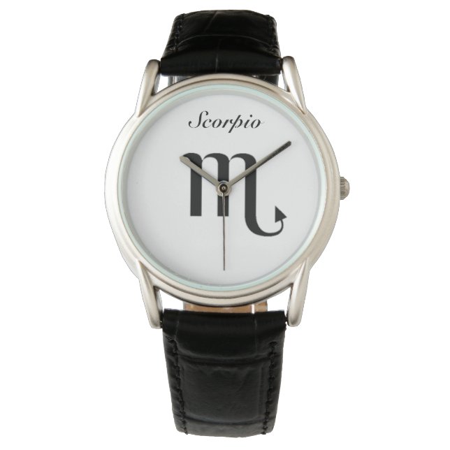 Scorpio Sign of the Zodiac. Ladies Watches.Scorpio Watch (Front)