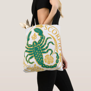 Scorpio Sign of the Zodiac on a Tote Bag