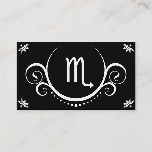 scorpio sophistications business card (Front)