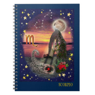 Scorpio Spiral Notebook