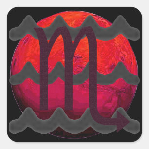 Scorpio Square Sticker