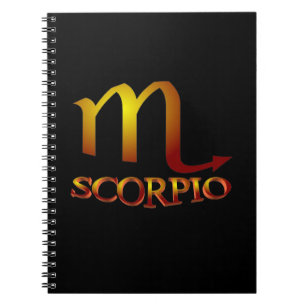 Scorpio Star Gold Notebook