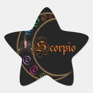 Scorpio Star Sticker