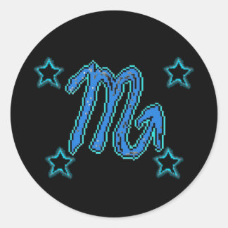 SCORPIO Stars Classic Round Sticker