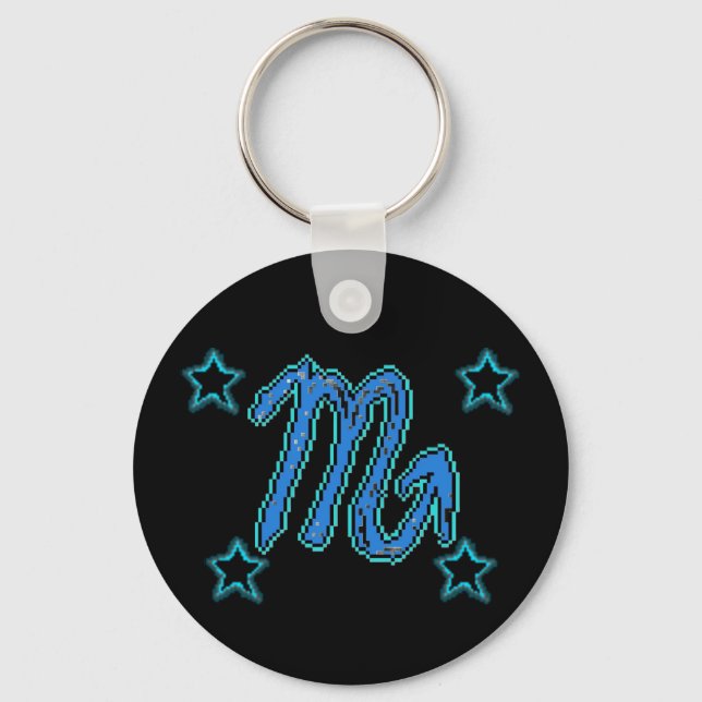 SCORPIO Stars Key Ring (Front)