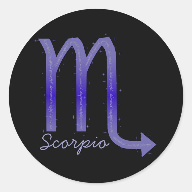 Scorpio Sticker (Front)