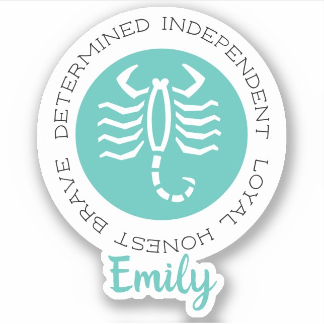 Scorpio Sticker (Front)