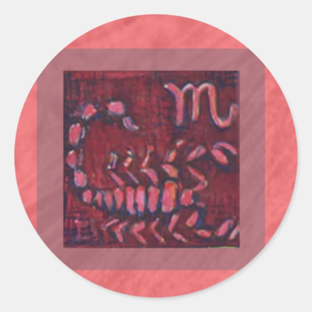 Scorpio, Sticker (small) (Front)