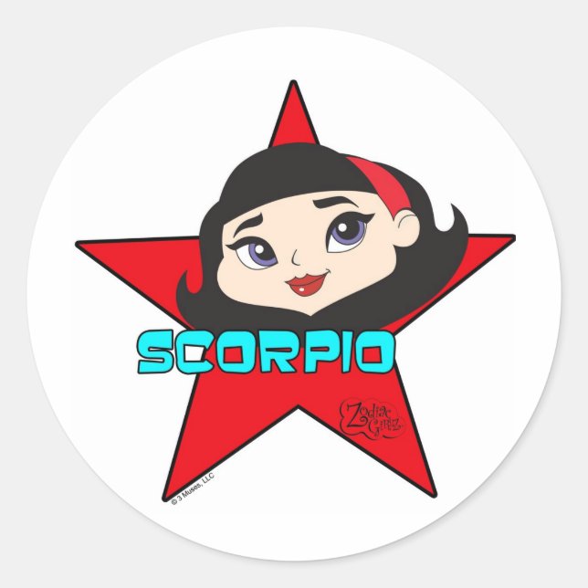 Scorpio Stickers (Front)