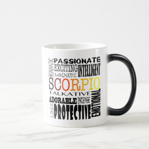 Scorpio Subway Art Magic Mug