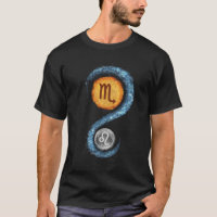 Scorpio Sun Leo Moon Zodiac Sign T-Shirt 