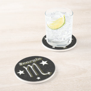 Scorpio symbol coaster