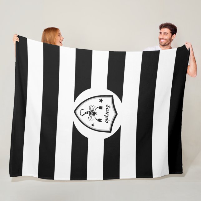 Scorpio symbol      fleece blanket (In Situ)