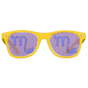 Scorpio symbol retro sunglasses