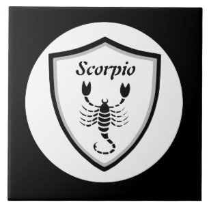 Scorpio symbol  tile