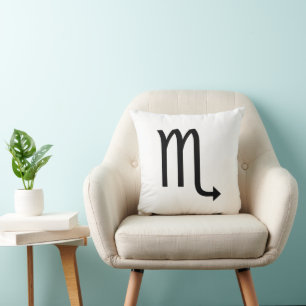 Scorpio Symbol Zodiac Cushion
