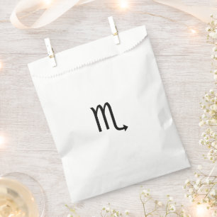 Scorpio Symbol Zodiac Favour Bags
