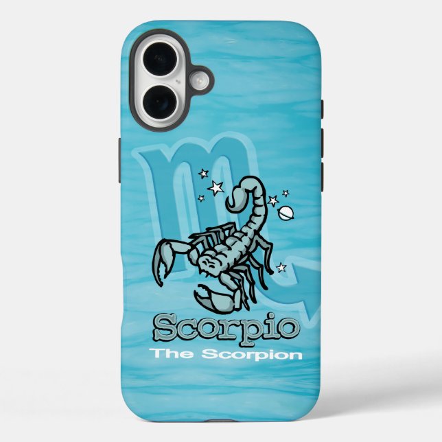 Scorpio The Scorpion water sign Case-Mate iPhone Case (Back)
