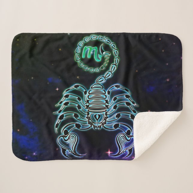 scorpio the scorpion zodiac blanket (Front (Horizontal))
