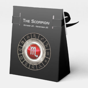 Scorpio - The Scorpion Zodiac Sign Favour Box