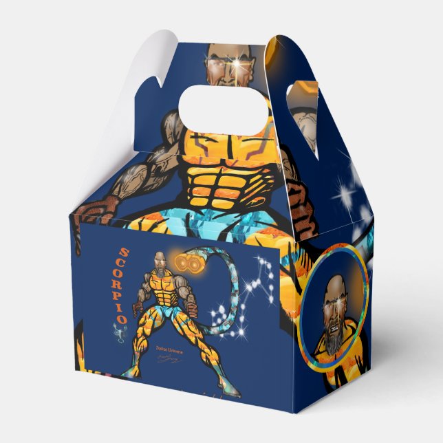Scorpio Theme Party Favour Box (Front Side)