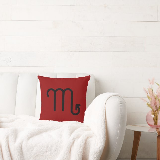 Scorpio Throw Pillow  (Couch)