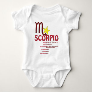 Scorpio Traits Baby Bodysuit