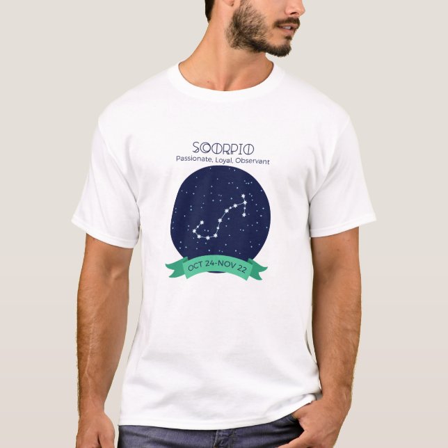Scorpio Traits T-Shirt (Front)