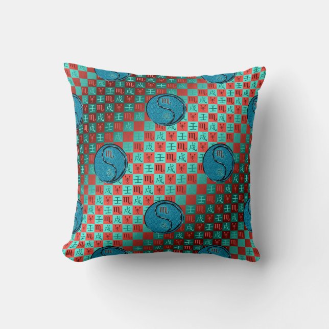 Scorpio & Water Dog Cushion (Front)