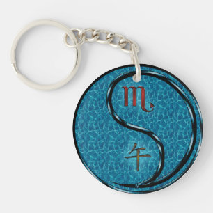 Scorpio & Water Horse Key Ring