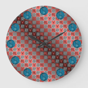Scorpio & Water Rabbit Large Clock