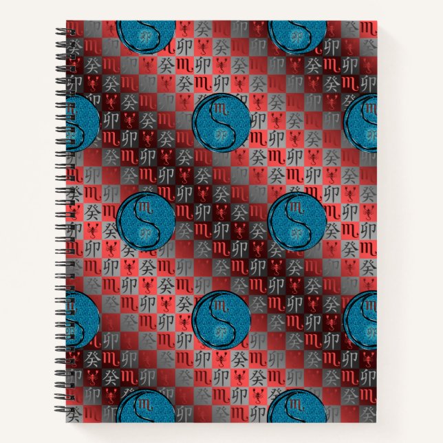 Scorpio & Water Rabbit Notebook (Front)