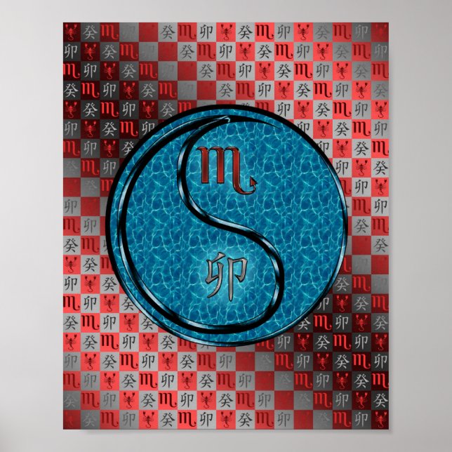 Scorpio & Water Rabbit Poster (Front)