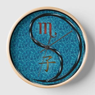 Scorpio & Water Rat Clock