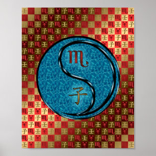Scorpio & Water Rat Poster