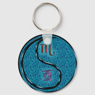 Scorpio & Water Rooster Key Ring